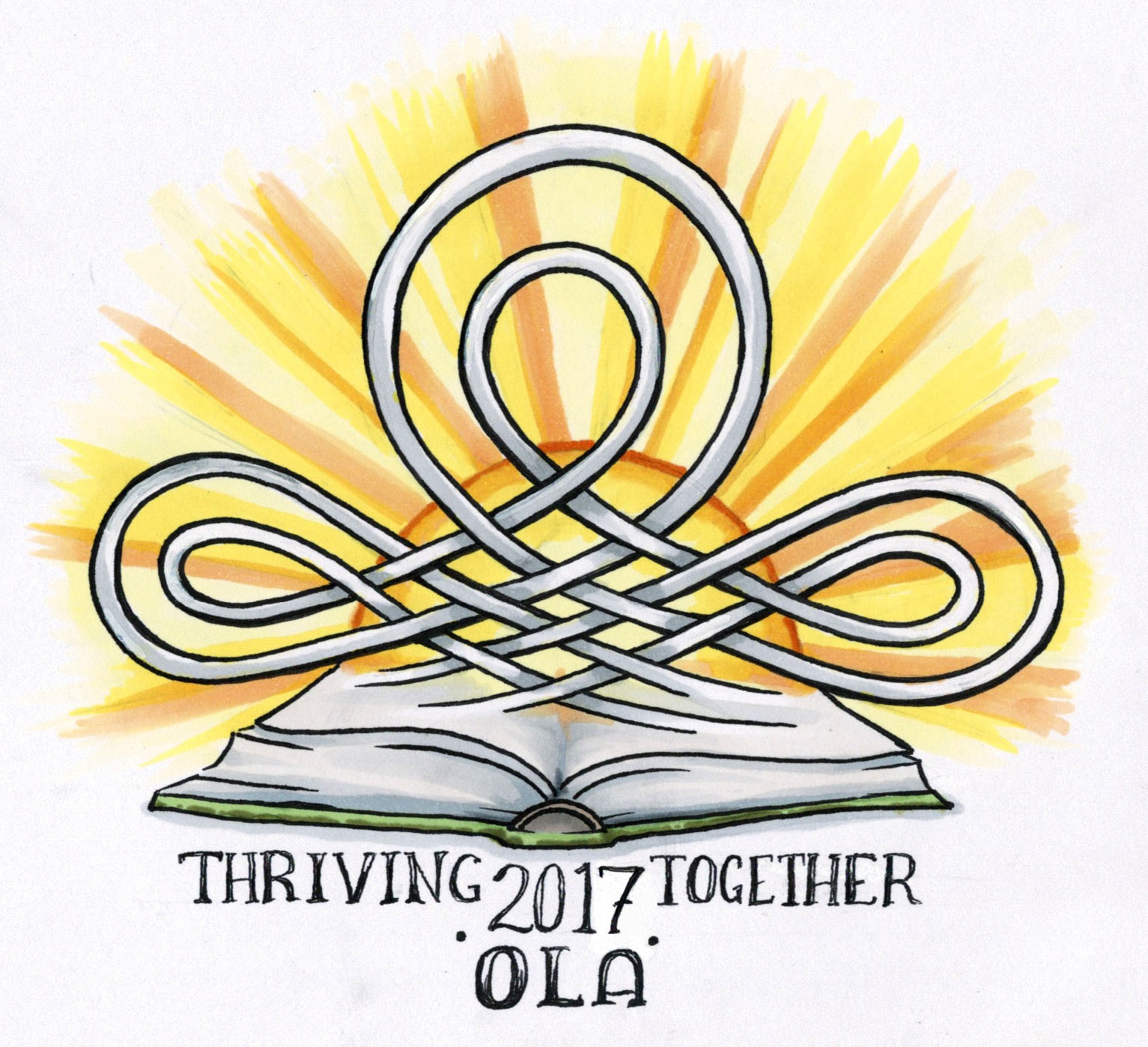 OLA 2107 Conference Logo - Thriving Together